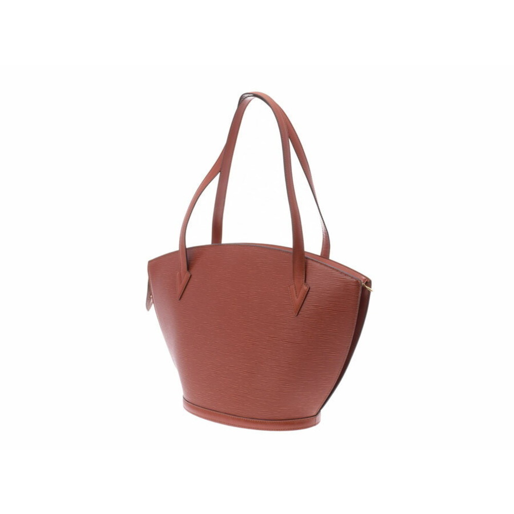 Louis Vuitton Saint Leather Epi Long Brown Jacques Kenya Shoulder Bag